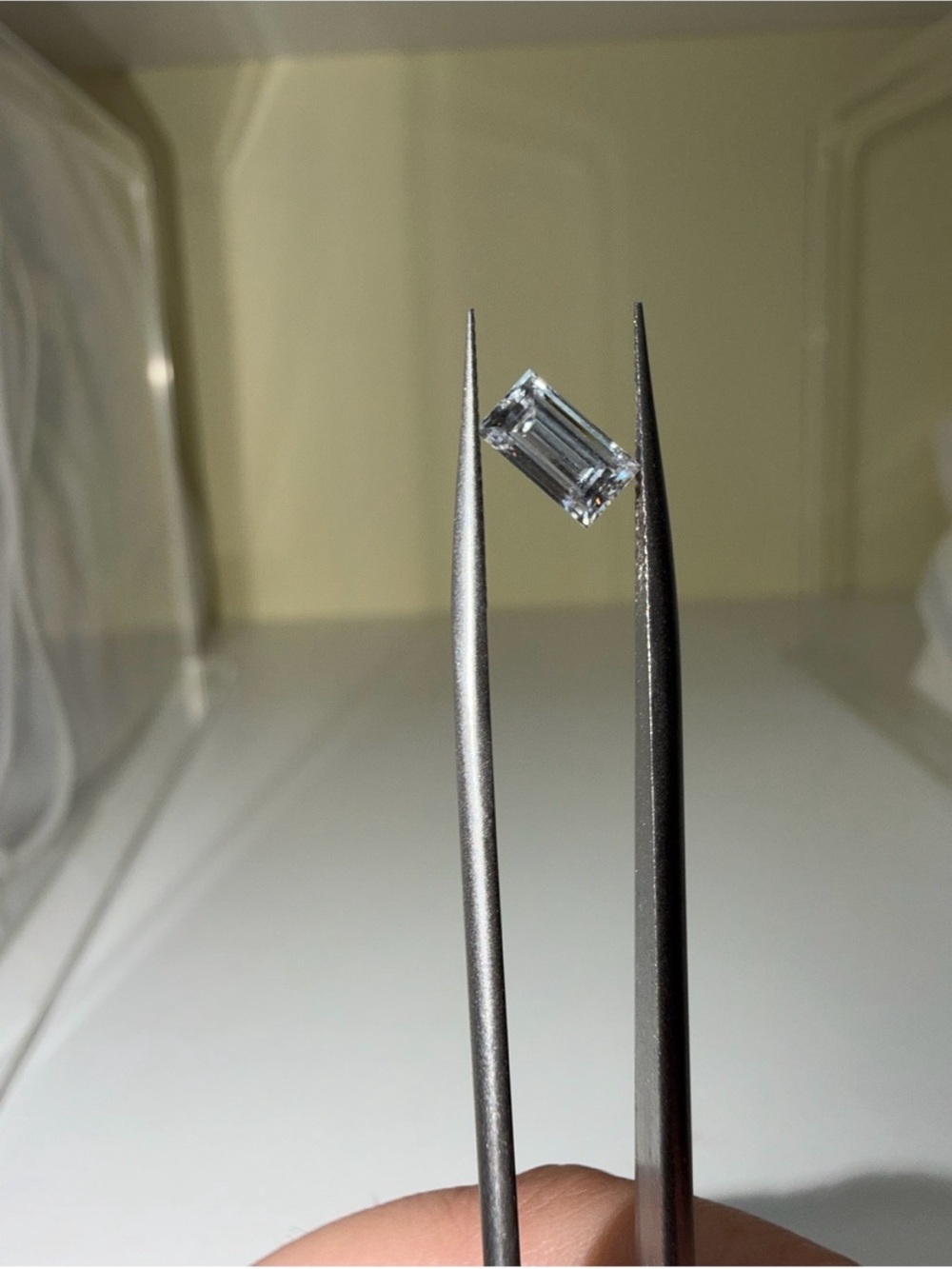 1.02-carat Baguette-cut Lab Diamond